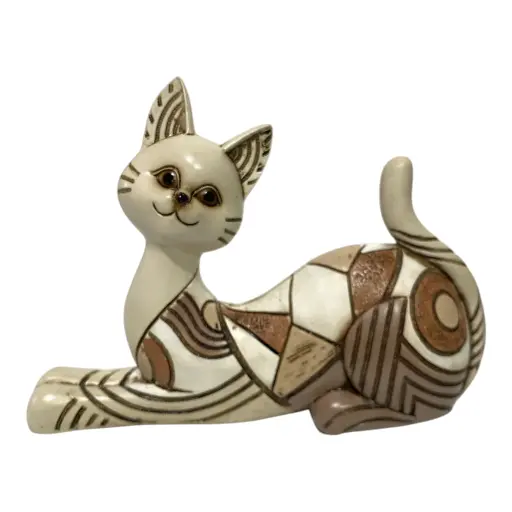 [4545450001684] GATO DECOR POLIRESINA MOCCA 20X6X14CM