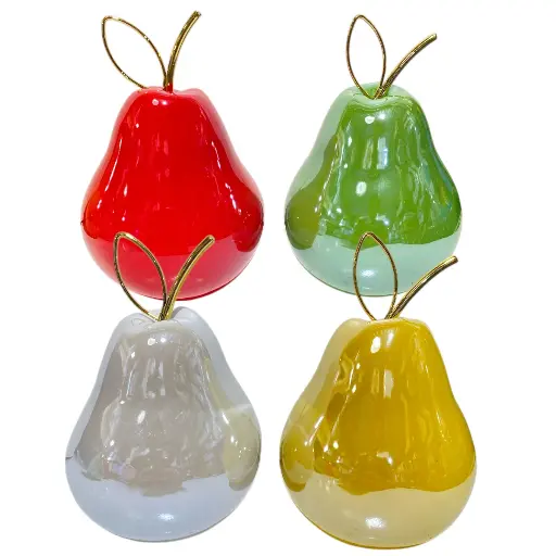 [S50560] PERA DE PORCELANA COLORES SURTIDOS 10X10X16