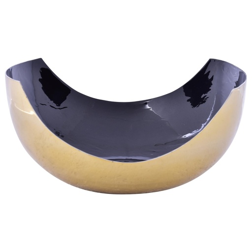 [428-3301407] TAZON METALICO DORADO CONCEPT 31X28X13.5CM