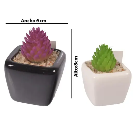 [479859] SUCULENTA ARTF. EN MACETA CERAMICA REF:ES22713 5X8CM  