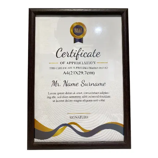 [CS25694] PORTA RETRATO A4 (21X29.7CM) TIPO CUADRO PARA COLGAR