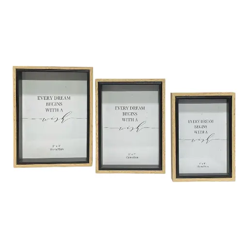 [CS25646] PORTA RETRATO TRIPLE 10X15CM, 13X18CM, 15X20CM 