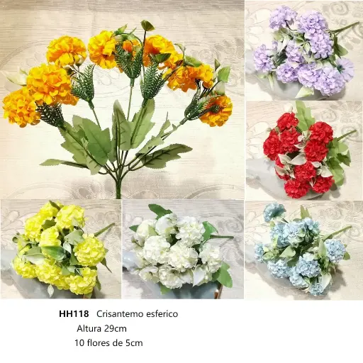 [HH118] CRISANTEMO ESFERICO 29CM