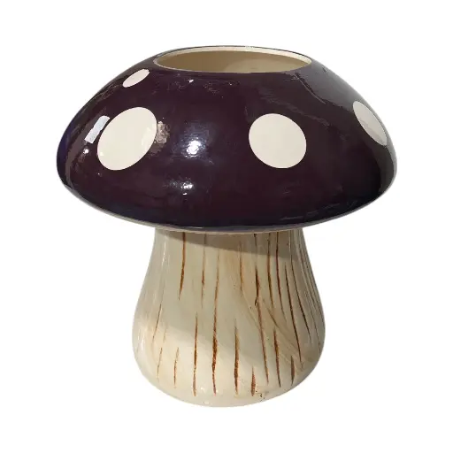 [2507102] FLORERO HONGO PORCELANA Ø30X25CM