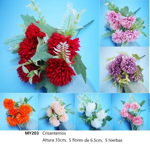 [MY203] CRISANTEMOS ARTF. 33CM