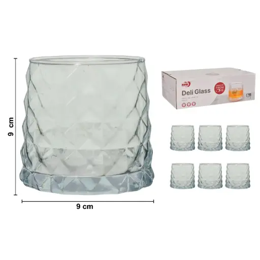 [633595] VASOS P/WHISKY SETX6PZ. REF:ES27236 9X8.5CM 370ML