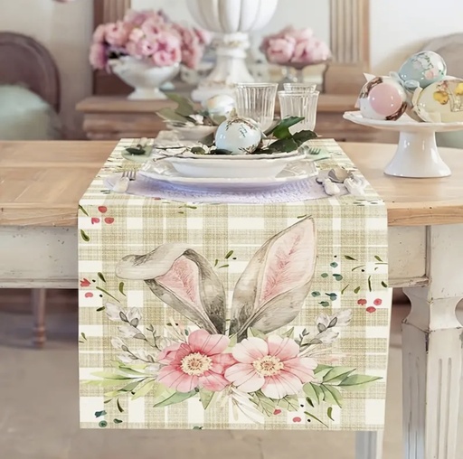 [495232] CAMINO DE MESA OREJAS CONEJO 33X275CM