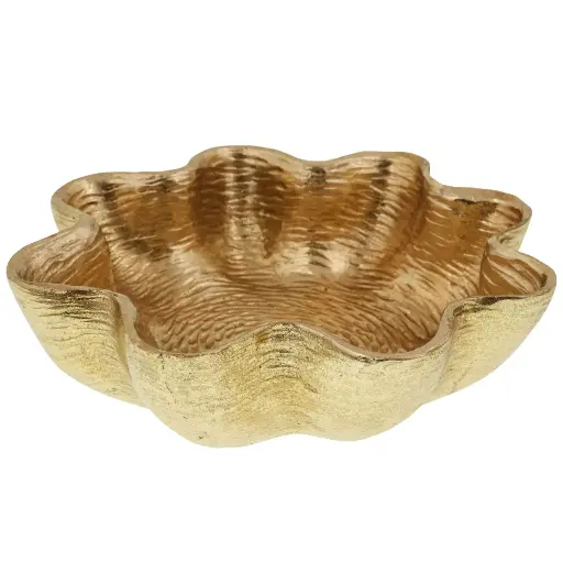 [622937] BANDEJA DORADA POLIRESINA REF:ES28694 20X6.5CM