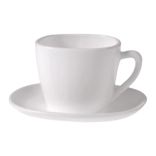 [678739] SET DE 6 TAZAS CON PLATO OPAL REF:FCB190/FCB210 190ML