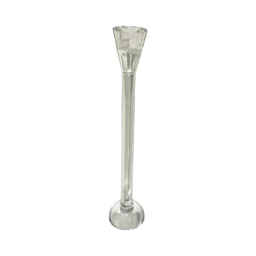 [CS21584] CANDELABRO DE CRISTAL 4.5X30CM