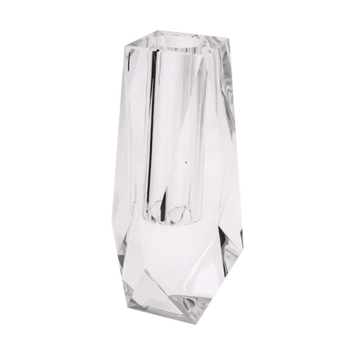 [375453] FLORERO DE VIDRIO FORMA DIAMANTE REF:HM1669 5X5X11CM