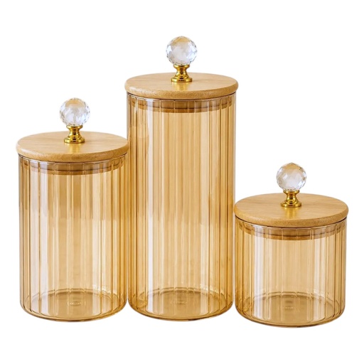 [2602081429152] FRASCOS DE VIDRIO AMBAR CILINDRO SETX3 9X14CM, 9X20CM, 9X25CM