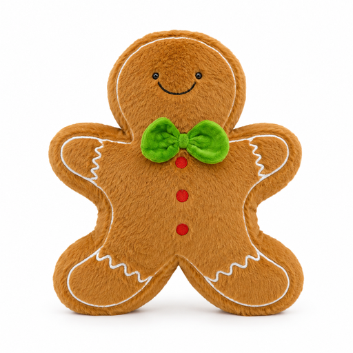 [2603091490026] Cojín navideño Muñeco de Jengibre. 29x34cm  