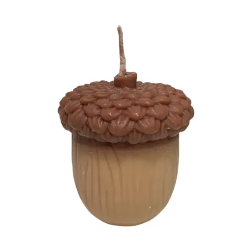 [2603231545135] Vela Avellana o Bellota aromática Ø6.5x7cm 