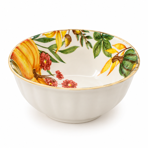 [M7MJ734] Bowl mini de ceramica calabaza 12x6.5cm Coleccion Cosecha